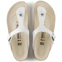 Gizeh Birko-Flor White Thong Sandal