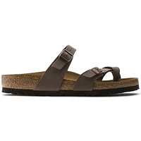 Mayari Birko-Flor Nubuck Mocha Brown Sandal