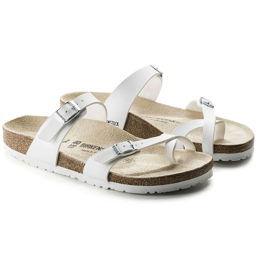 Mayari Birko-Flor White Sandal