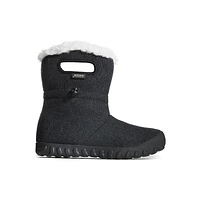 B- Moc Wool Black Women's Insulated Boot