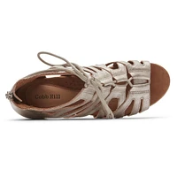 Laurel Metallic Caged Sandal