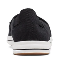 Breeze Step Black Slip-On Canvas Sneaker