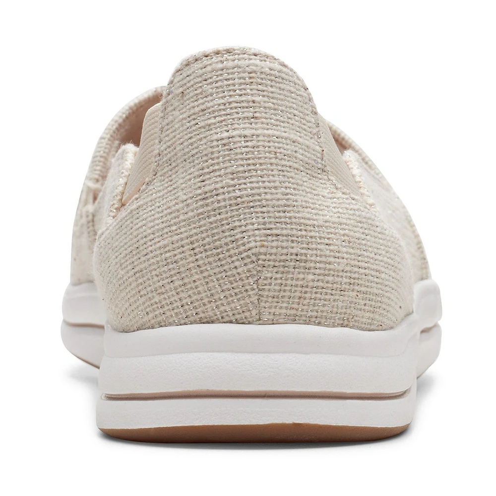 Breeze Step Beige Canvas Slip-On Sneaker