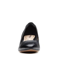 Linvale Jerica Black Leather Pump