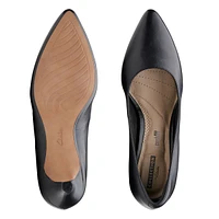 Linvale Jerica Black Leather Pump