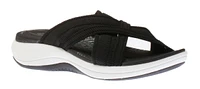 Mira Isle Black Slide Sport Sandal