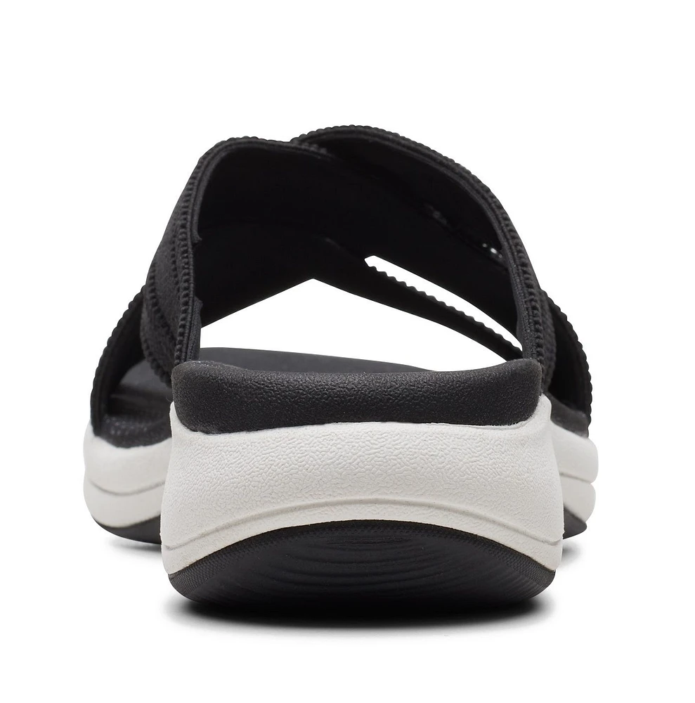 Mira Isle Black Slide Sport Sandal