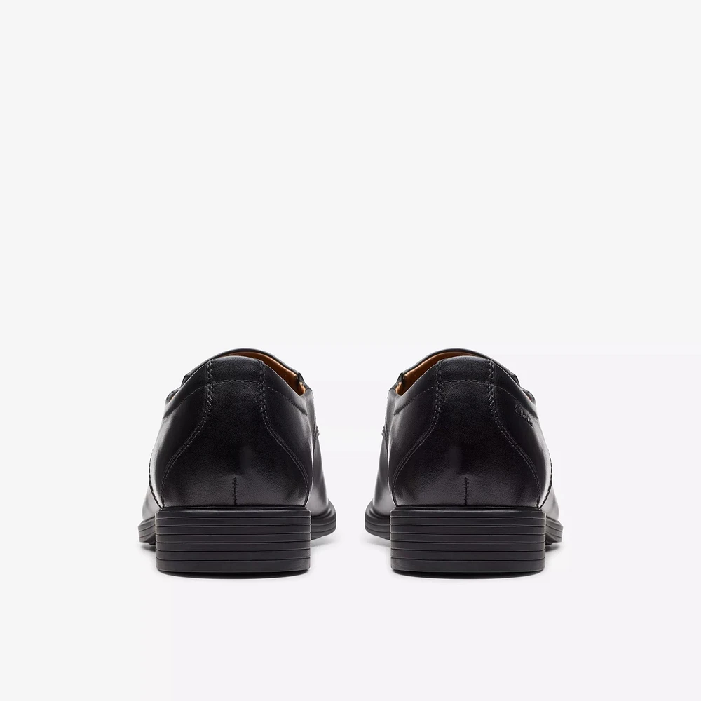 Whiddon Step Black Leather Dress Loafer