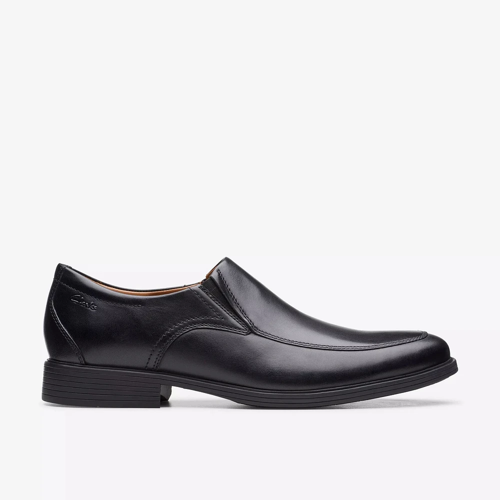 Whiddon Step Black Leather Dress Loafer