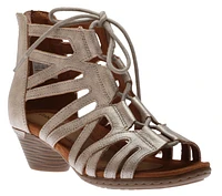 Laurel Metallic Caged Sandal