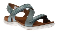 Rubey Blue Asymmetrical Strappy Sandal