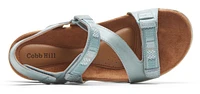Rubey Blue Asymmetrical Strappy Sandal