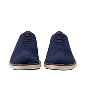 ZERØGRAND Wingtip Oxford Blue Stitchlite