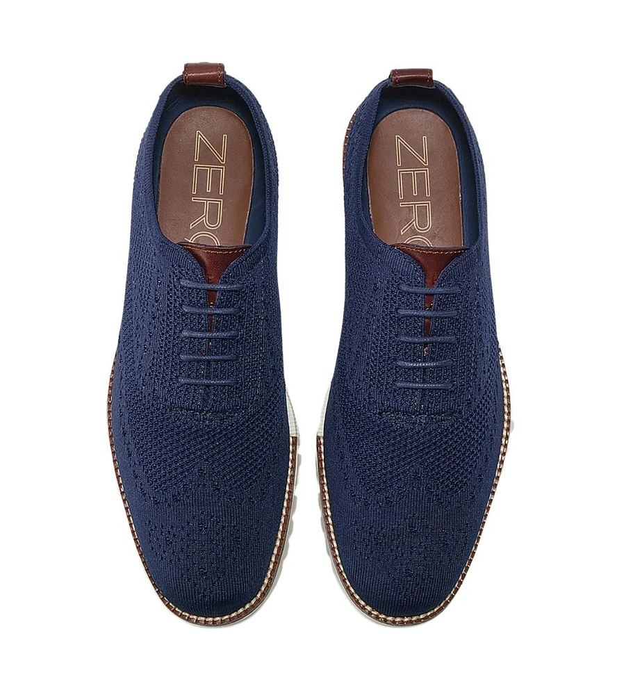 ZERØGRAND Wingtip Oxford Blue Stitchlite