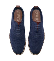 ZERØGRAND Wingtip Oxford Blue Stitchlite