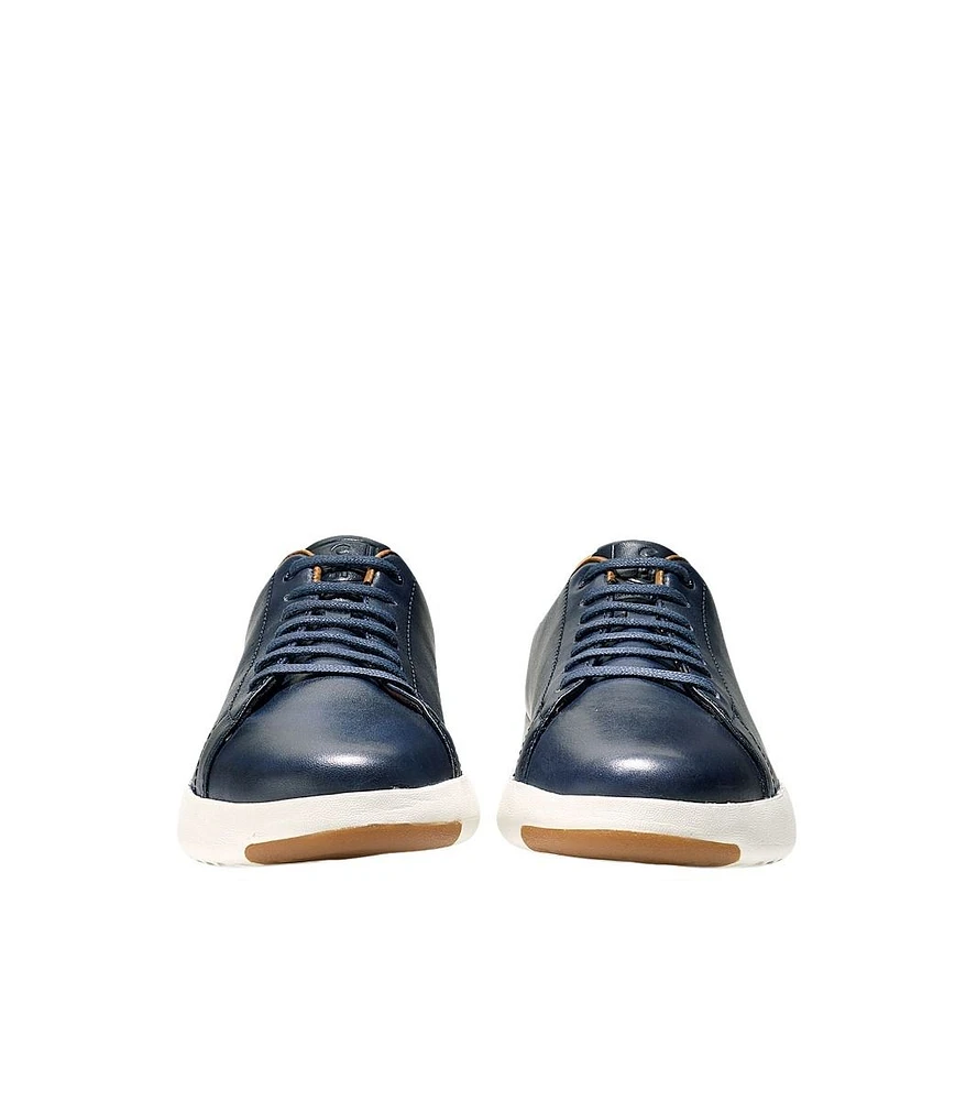 GrandPrø Leather Lace-Up Tennis Sneaker