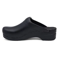 Karl Black Box Leather Clog