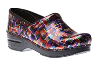 Professional Colour Block Patent Clog