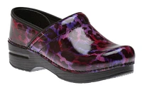 Professional Painted Leopard Patent Clog