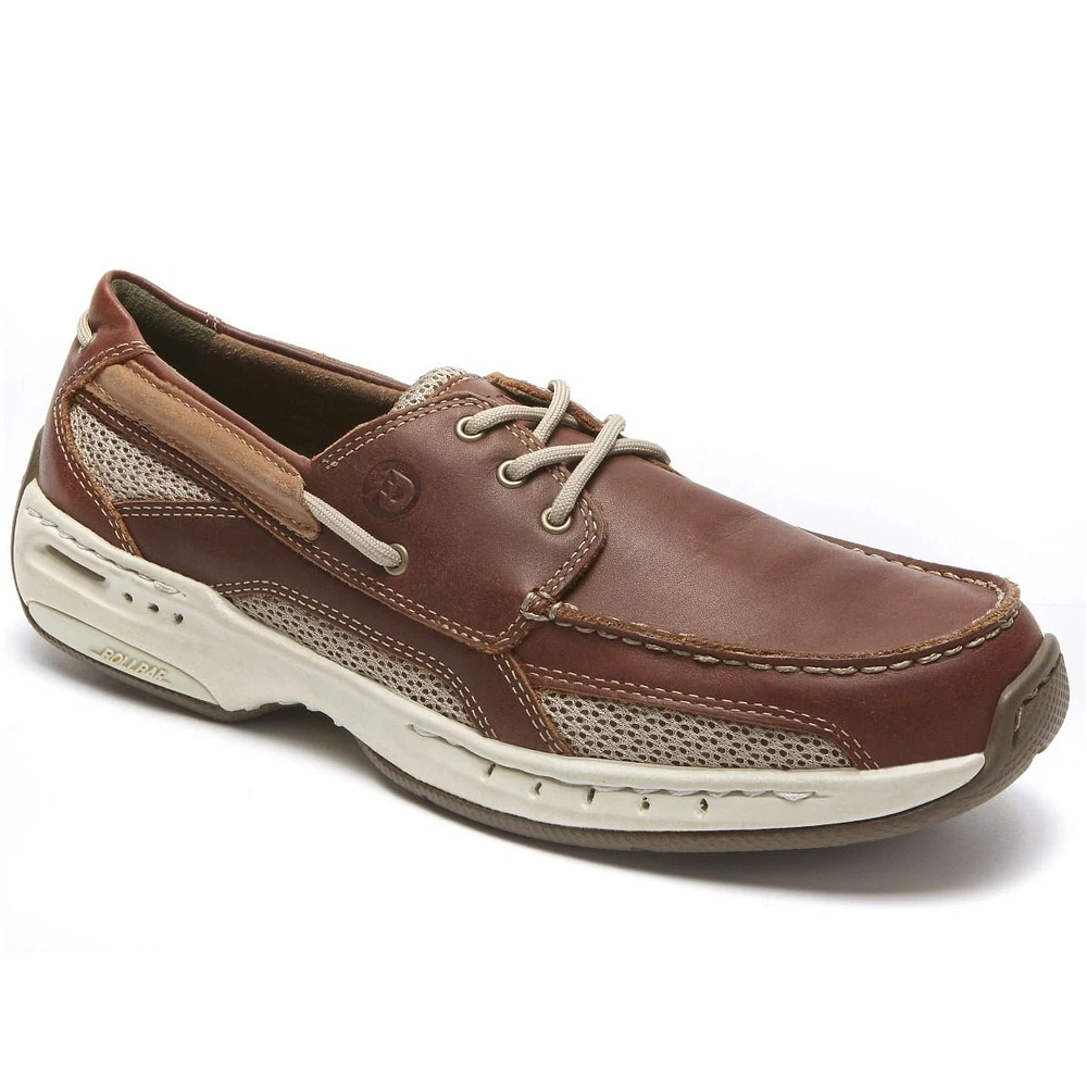 Captain Brown Leather Boat Shoe