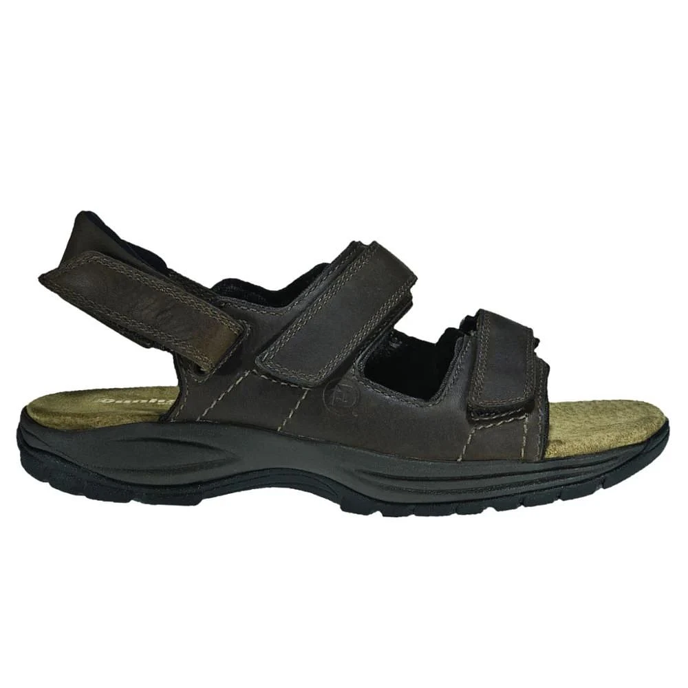 St Johnsbury Brown Leather Adjustable Sandal