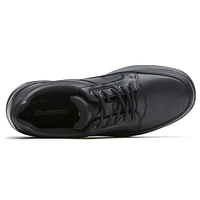 Midland Service Black Leather Waterproof Lace-Up Shoe