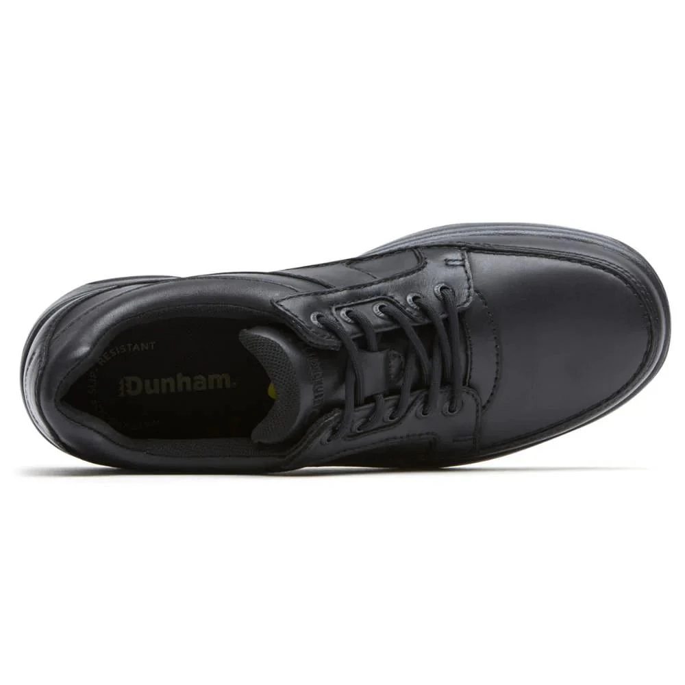 Midland Service Black Leather Waterproof Lace-Up Shoe