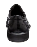 Helsinki Black Leather Lace-Up Dress Shoe