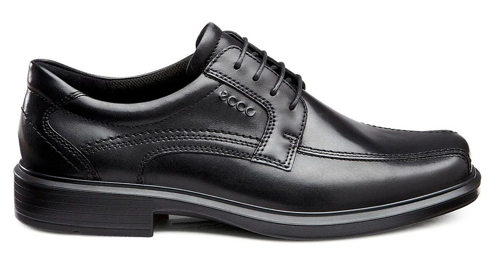 Helsinki Black Leather Lace-Up Dress Shoe