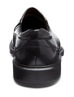 Helsinki Black Leather Slip-On Dress Shoe