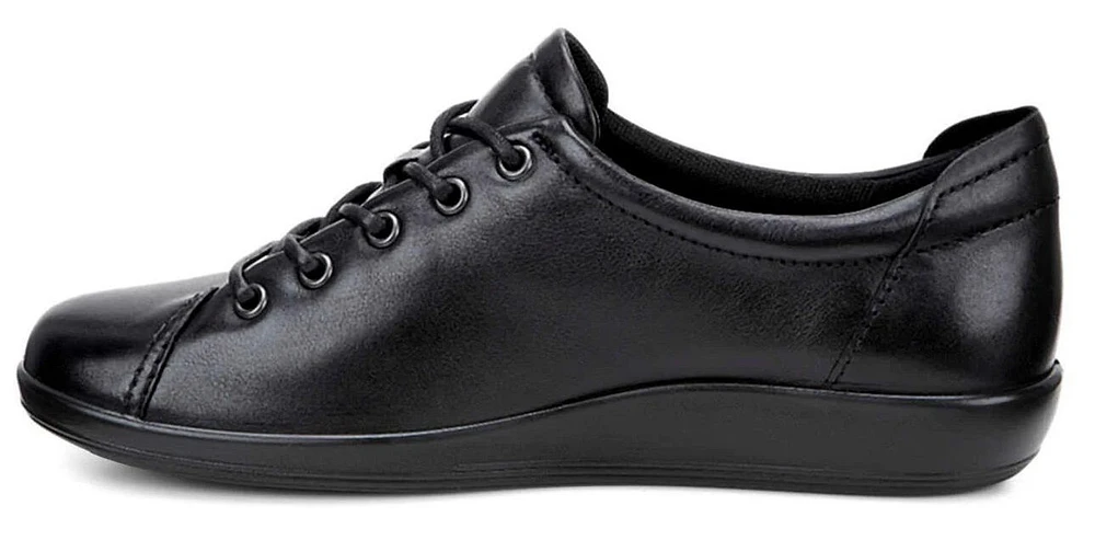 Soft 2.0 Black Leather Sole Lace-Up Sneaker