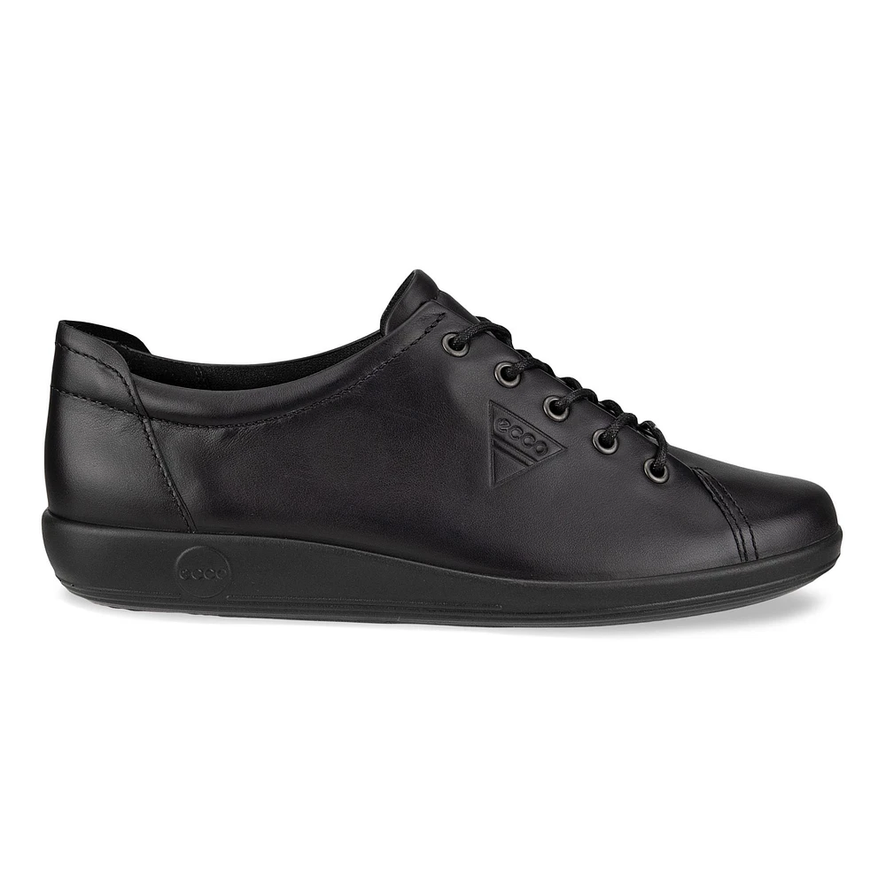 Soft 2.0 Black Leather Sole Lace-Up Sneaker