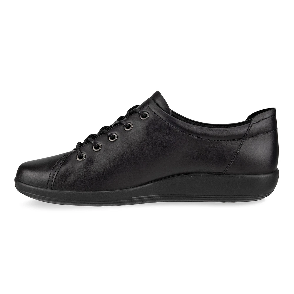 Soft 2.0 Black Leather Sole Lace-Up Sneaker