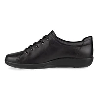 Soft 2.0 Black Leather Sole Lace-Up Sneaker