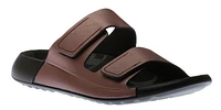 Women's 2nd Cozmo Woodrose Leather Double Strap Slide Sandal