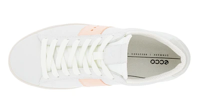 Street Lite White Peach Nectar Stripe Lace-Up Sneaker