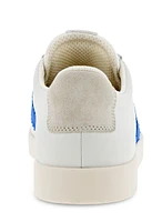 Street Lite White Regatta Blue Stripe Lace-Up Sneaker