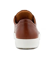 Men's Soft 7 Cognac Brown Leather Lace-Up Sneaker