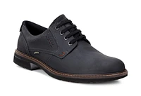 Turn Black Leather Gore-Tex Waterproof Plain Toe Derby