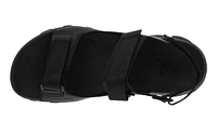 Men's MX Onshore Black 3-Strap Water Friendly Sport Sandal
