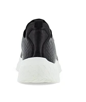 Therap Black Leather Slip-On Sneaker