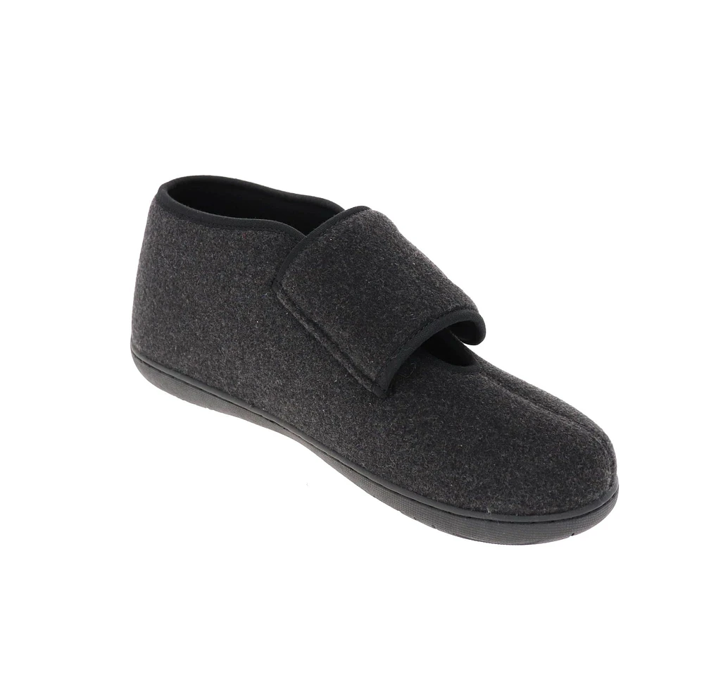 Comfort L2 Black Wool Slipper