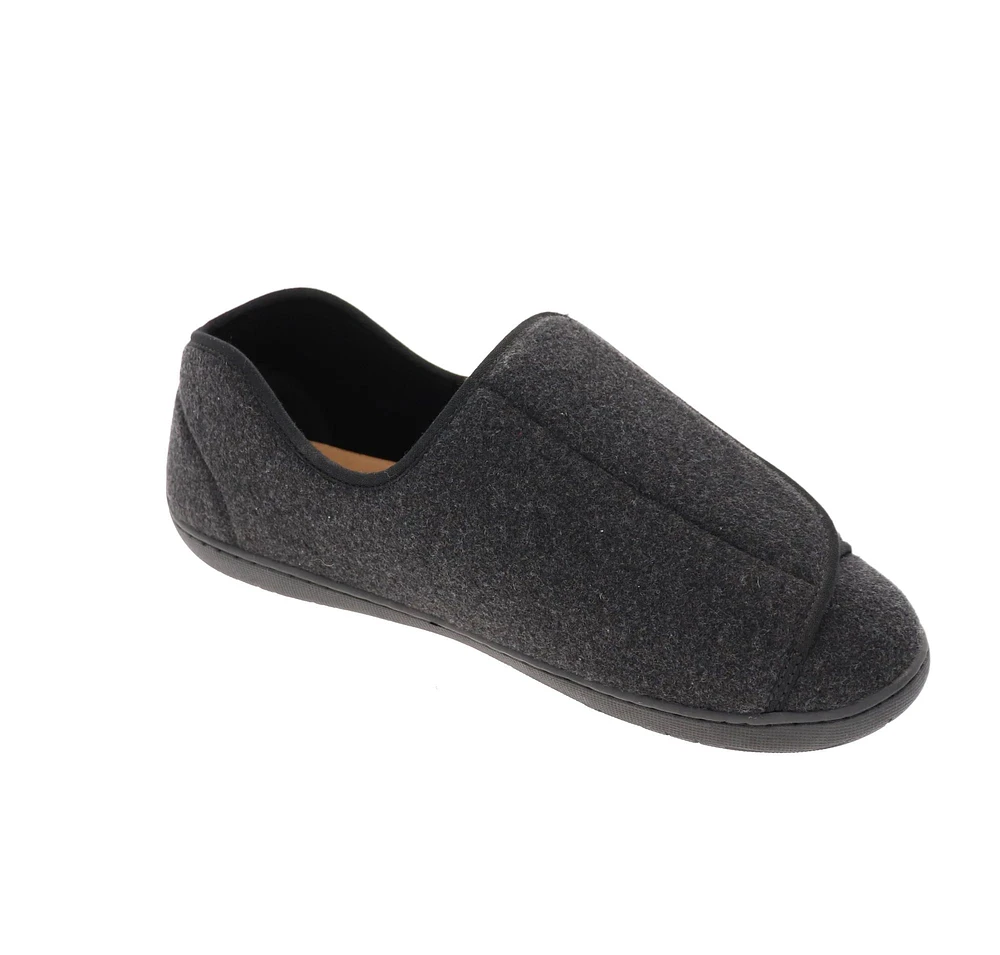 Doctor 2 Black Wool Slipper