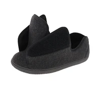 Doctor 2 Black Wool Slipper