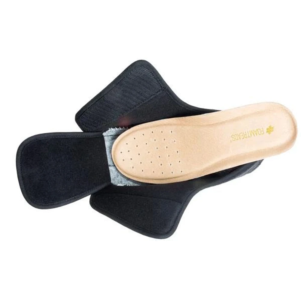 Doctor 2 Black Wool Slipper