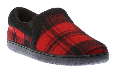 Jacob Red Black Plaid Slip-On Slipper