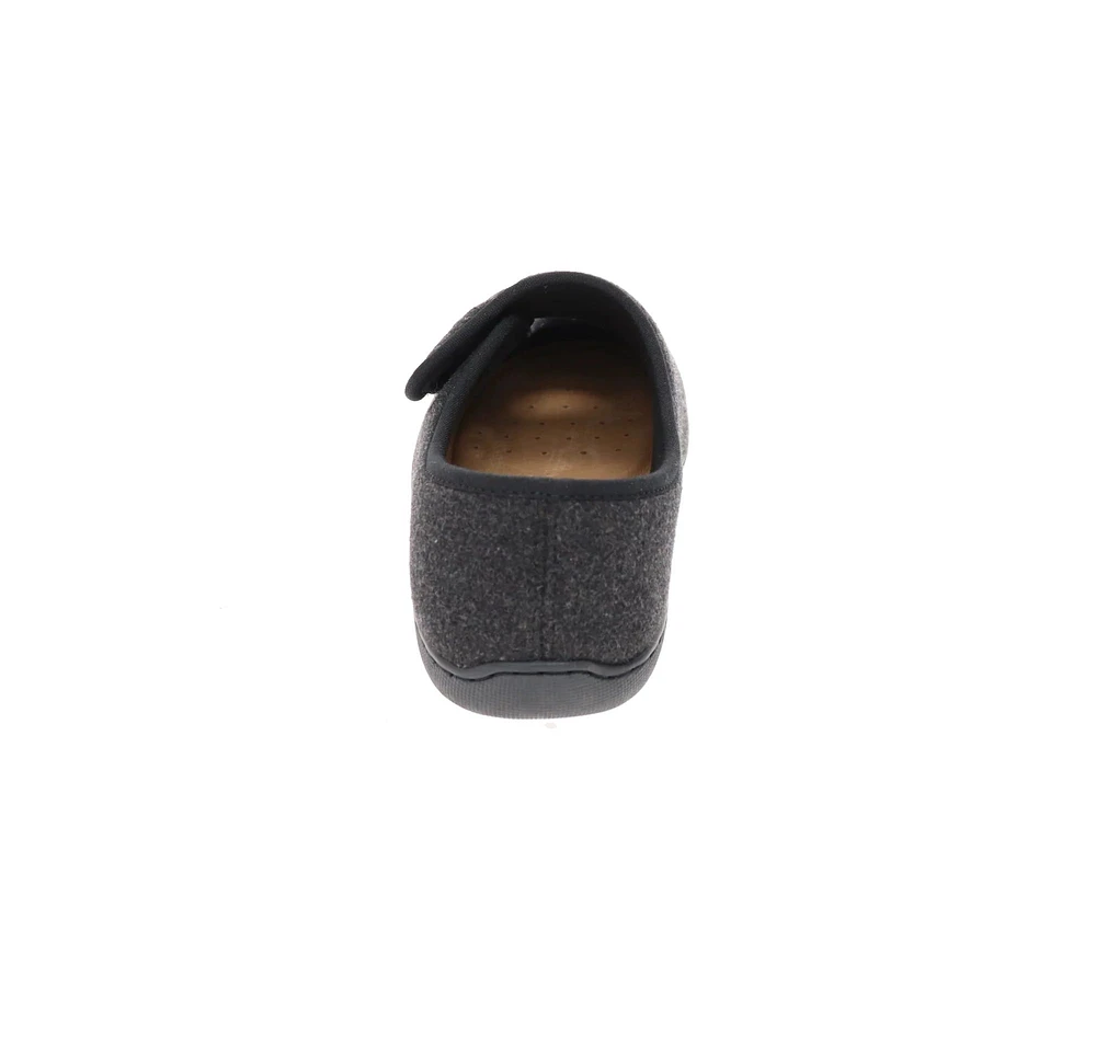 Kendale Black Wool Slipper