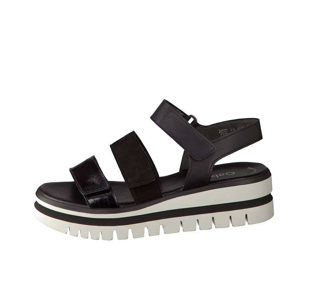 2 Band Sandal Black