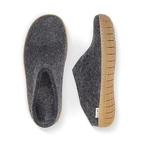 Slip-On Charcoal Rubber