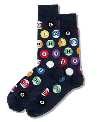 Hotsox Men's Billiards Crew Socks